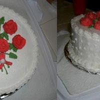My Wilton Course 1 Final I finished Course 1!! Yay me!! This girl had a picture of the roses spread out and I liked it, so tried to do similar...ran out of time and...