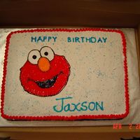 Elmo 2Nd Birthday This is only my second cake attempt ever and I made it for my son's 2nd birthday. Thanks to everyone on this site who helped to make...