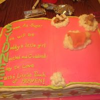 Teddy Angels And Baby Cake Angel Teddy bears and a baby sleeping on the clouds. Got the saying from Tiffysma! Thanks for the help there! Anyway definatly not my best...