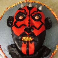 Darth Maul BIG THANK YOU TO AINE2! This is my best Darth Maul Face I could do. It was not easy but I think the face turned out alright... Thanks again...