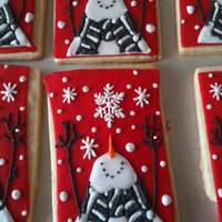 Snowman Cookie I loved the way these turned out. The idea came from a gift I got, this image was on a coaster. I did these for Christmas, but they could...