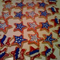Inaguration Day Cookies! We are celebrating President Obama's entrance to the white house. Made these cookies for a party we are having at work. NFSC with...