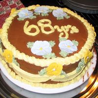 Chocolate Anniversary Cake This was a spur of the moment cake I made to take to my grandparents -- they'd just celebrated their 68th anniversary. For something I...