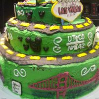 Road Trip This was done for my sister for her birthday before we went on our cross country road trip. All of the places on the cake were places we...