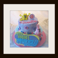 Wow Wow Wubbzy 12 inch WASC, 8 inch Strawberry cake, Iced in BC, Fondant Plaque and figures. For my DD's 4th Birthday ,she loved it!!