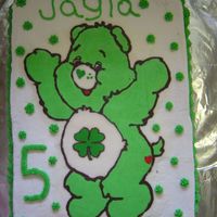 Care Bear Birthday Cake This was my first attempt at frozen buttercream transfer. What a neat technique!