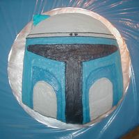 Jengo Fett Another Star Wars cake for my son...10th bday. All buttercream. In the days before I was brave enough to use fondant. It would be so cool...