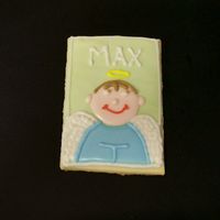 Baptismal Cookie This is a sample cookie for a baptism.