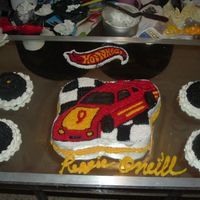 Home Made Race Car i made this cke for one of mi kids birthday