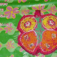 Butterfly first try at a butterfly as you can see it is not very good my little girl liked it