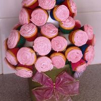 Kellie's Baby Shower cupcake bouquet