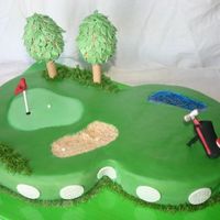 Time For A "tee"rific Birthday Golf cake for friends son