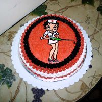 Nurse Betty Boop This is a cake for my uncle's birthday. His wife is a nurse, and the text on the cake (not added yet) is going to read "bottom&#...