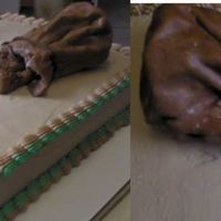 First Fondant Attempt The Hairy Man in his bag by the swamp. This cake (my 4th!) I made for my son's cast party for the play "Wiley and the Hairy Man.&...