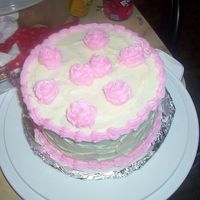 100_0860.jpg I made this cake for a co-workers birthday. She wanted a cake with pink roses.