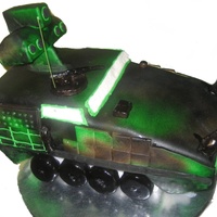 Stryker Tanker Cake Stryker tanker Custom Cake