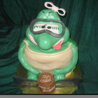 Scuba Turtle Birthday Cake Custom Scuba Turtle Cake from Philadelphia Bakery