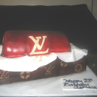 Louis Vuitton Clutch Bag In Box Custom Luis Vuitton Sobe Clutch purse Cake from Philadelphia Bakery