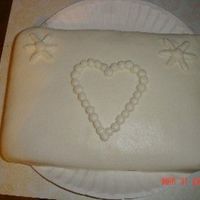 Really Thin Cake my bf decorated this one since we had some batter left over