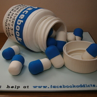 Facebook Addiction Cake 