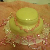 Mother Of Pearl For my mom's birthday. A lot of mistakes on this cake. I guess it came out okay. Thanks to tiptop57 for the idea! Almond sour cream...