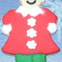 Elf Sugar cookie with royal icing