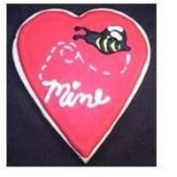 Be Mine Sugar cookie with Royal icing - thanks to all for inspiration I found on this site!