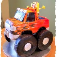 Monster Truck Clemson Tiger and Spongebob in the back!