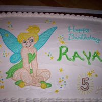 Tinkerbell Cake I don't use shaped cake pans as much anymore. Drawing the pictures is more personal