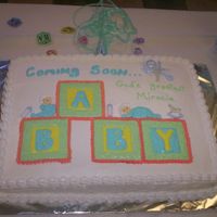 Babies On Blocks Got this out of the wilton yearbook; have done this design several time with different colors