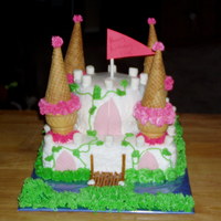 Princess Castle Cake 