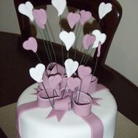 Birthday Cake Cake made for a friends mothers birthday. Carmel mud cake, with fondant icing