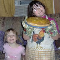 Daughter's First Pineapple Upsidedown Cake She made this for her Grandmama's birthday all by herself. It tasted as good as it looked. Great job Catharine.