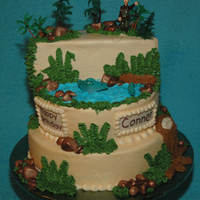 Conner's Fishing Birthday Cake 