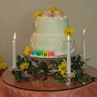 My Grandbaby's Shower Cake My daughter is in Phoenix Arizona, her family and friends are in North Mississippi.. So, we had an "Absentee Baby Shower" for her...