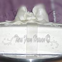 White On White Birthday Gift Box This cake is all white inside and out. It was ordered by a deployed soldier as a surprise for his wife. Although I ama not keen on all...