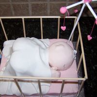 Shh...baby Sleeping I made this cake for my sister's baby shower. Most people left the shower without a piece of cake, they said they did not have the...