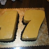 Matt Kensith Chocolate cake covered in buttercream. Side details made with chocolate buttercream.