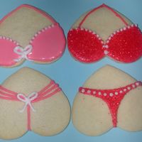 Bras And Thongs bras and thongs sugar cookies with RI