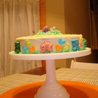 Easter This is the cake that my nieces decorated. Chocolate eggs and bunnies with candied ducks. They had a fun time decorating! Thanks for...