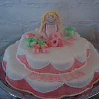 Girl Cake It was to a girls birthday.