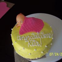 Baby Cake I did this one for my sister, we just found out she is pregnant after trying for 3 years!!!!! Im gonna be an auntie...