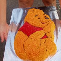 Winnie The Pooh Here is a picture of another cake that I did for my daughter's 3rd birthday. I used the buttercream frosting and the Wilton Winnie the...