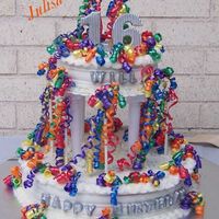 Happy 16Th Got this idea from one of the Wilton year books. Letters are chocolate covered in silver lusterdust.