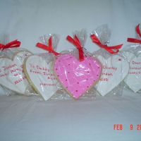 More V-Day Cookies These are the now famous Wilton V-day cookies. MMF and food doodlers, one in the middle is MMF and RI