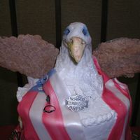 Hd Eagle Here is a closeup of the eagle. The color is off in the picture. the colors were actually alot more subtle.