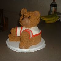 Teddy Bear Cake I used the teddy bear cake out of Collette Peters book - this was ALOT of piping for the hair. I now have a tip that does three of these at...