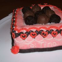 Chocolate Box Cake 2 I made two of these...for my mother-in-law & grandmother-in-law - whose birthdays are two days apart. They are real chocolates - I didn...