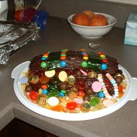 Treasure Chest I made this to go with a pirate ship cake for my son's 4th birthday. I made it in a loaf pan and didn't level it and cut off the...