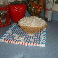 Popcorn Bowl I copied this out of Collette Peters book...It was great - used a 12 & 7 I think for the popcorn and then smooshed them round after...